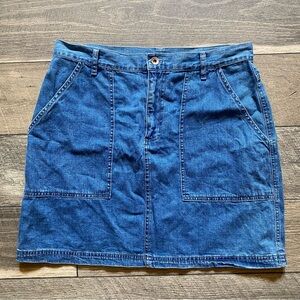 Old Navy || Vintage Y2k Classic Denim High Rise Skirt
